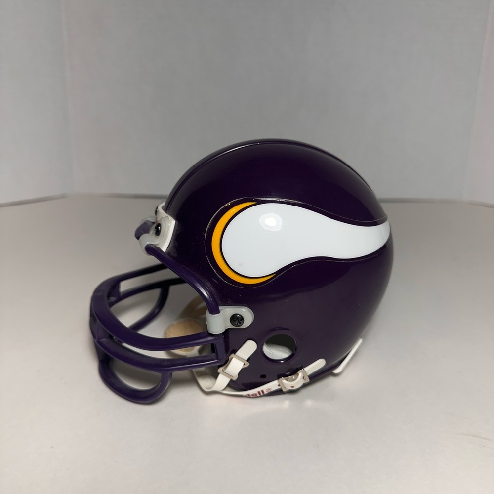 Vintage 1995 Minnesota Vikings Riddell Mini Helmet Authentic2 7/8